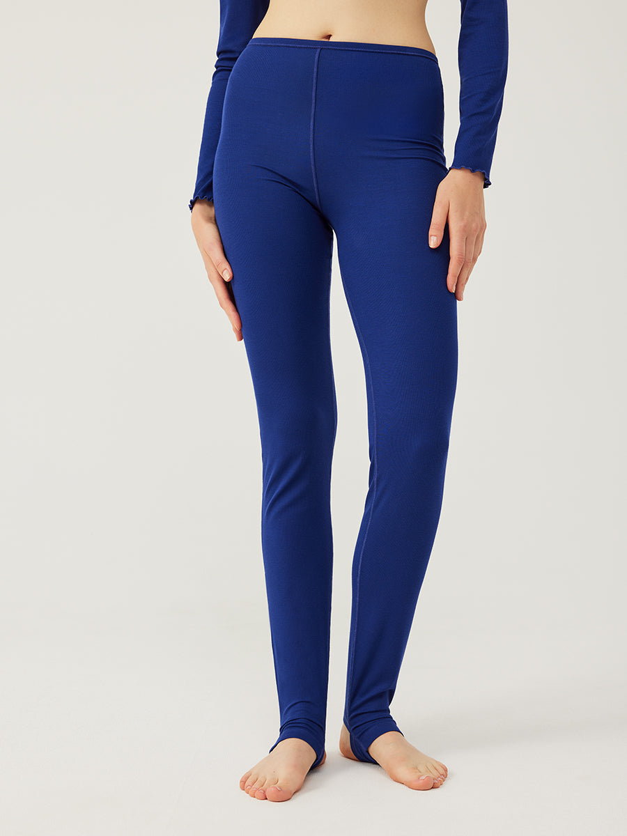 Roaman's Women's Plus Size Essential Stretch Stirrup Legging - 14/16, Blue  : Target