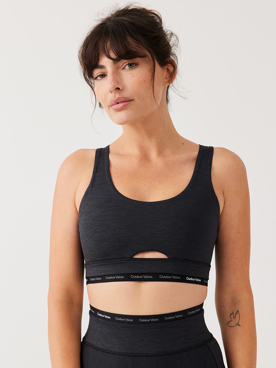 Outdoor Voices Doing Things Bra in Slate BNWT, Women's Fashion, Activewear  on Carousell