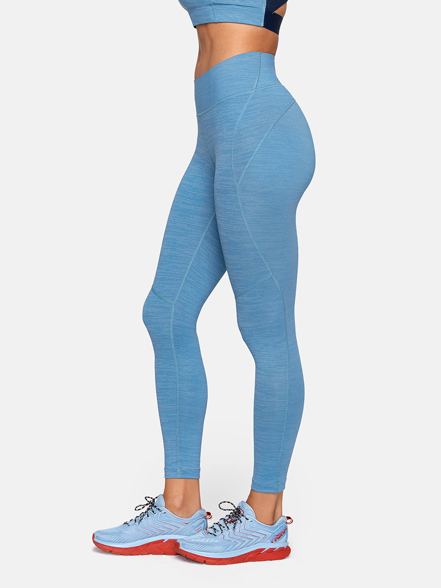 Outdoor Voices TechSweat 7/8 Two-Tone Leggings Blue Charcoal
