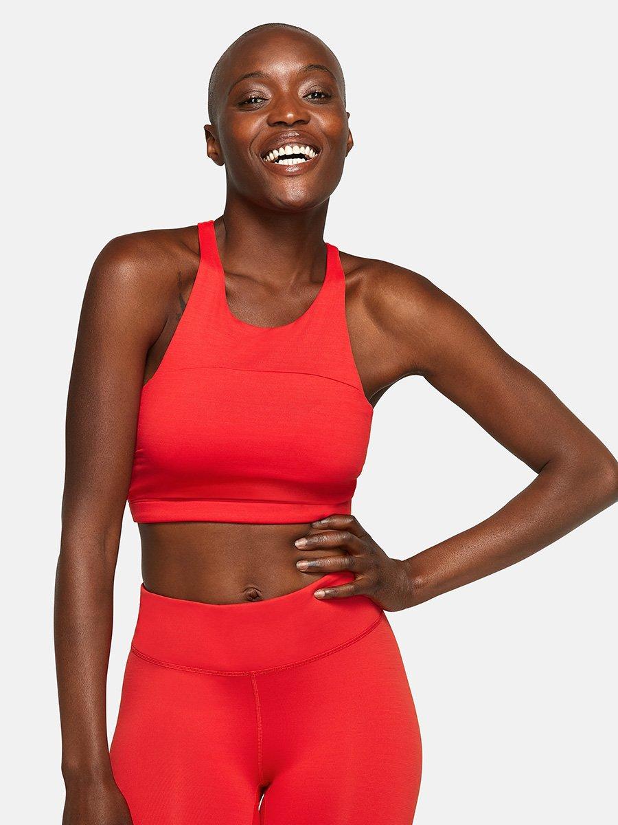 Outdoor Voices Techsweat Crop Top in Poppy Size Small
