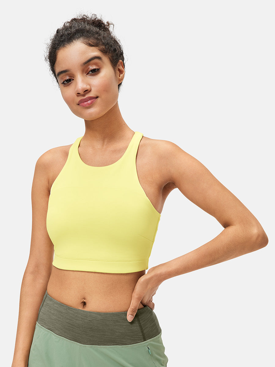 Outdoor Voices Techsweat Crop Top in Poppy Size Small