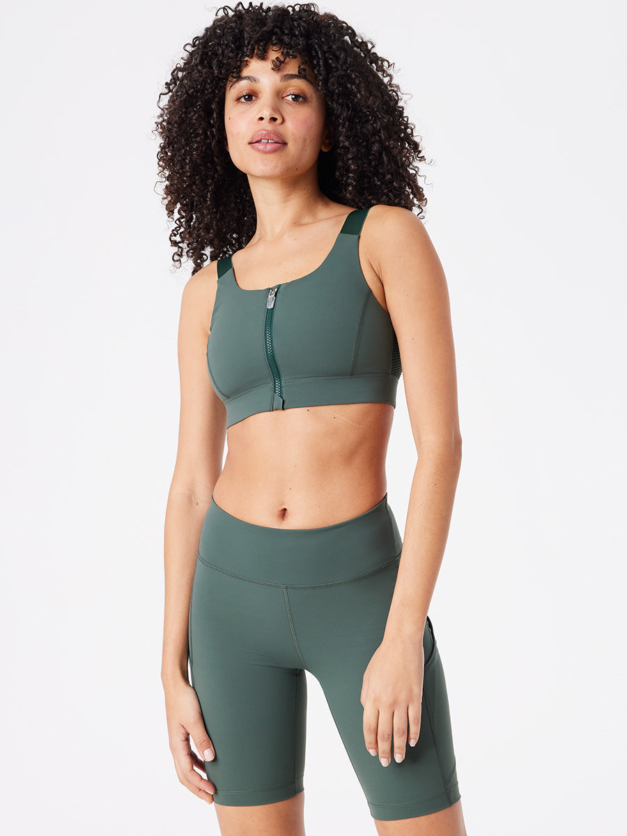 Outdoor Voices Womens Strappy Striped Textured Sports Bras Green Size -  Shop Linda's Stuff