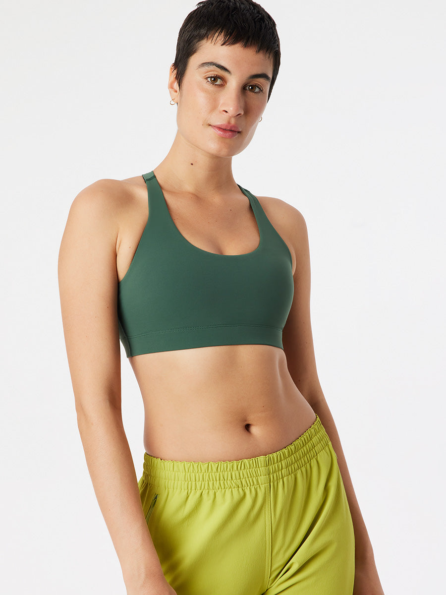 Outdoor Voices Doing Things Ombré Sports Bra In Multi Ombre