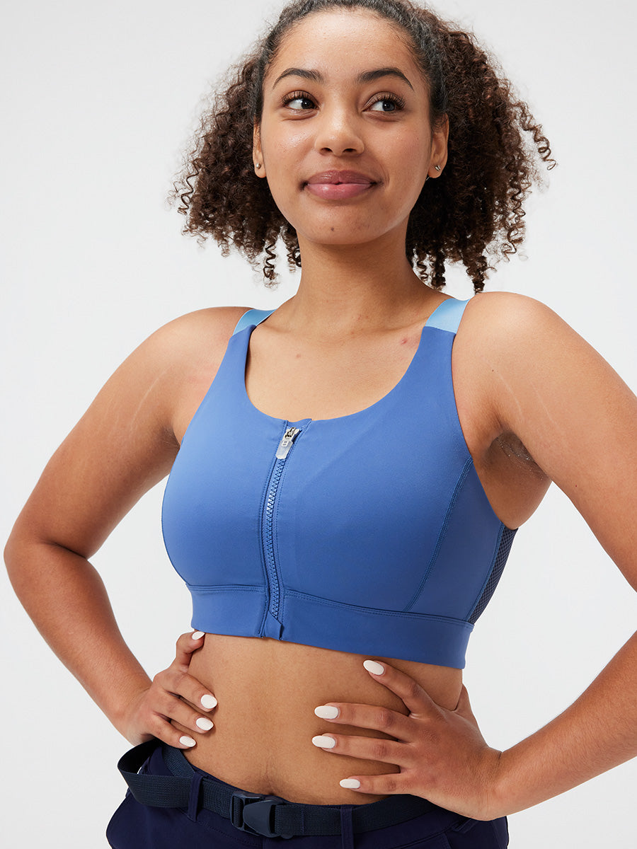 Buy Outdoor Voices Blue Doing Things Thrive Bra - Deep Ultramarine At 55%  Off