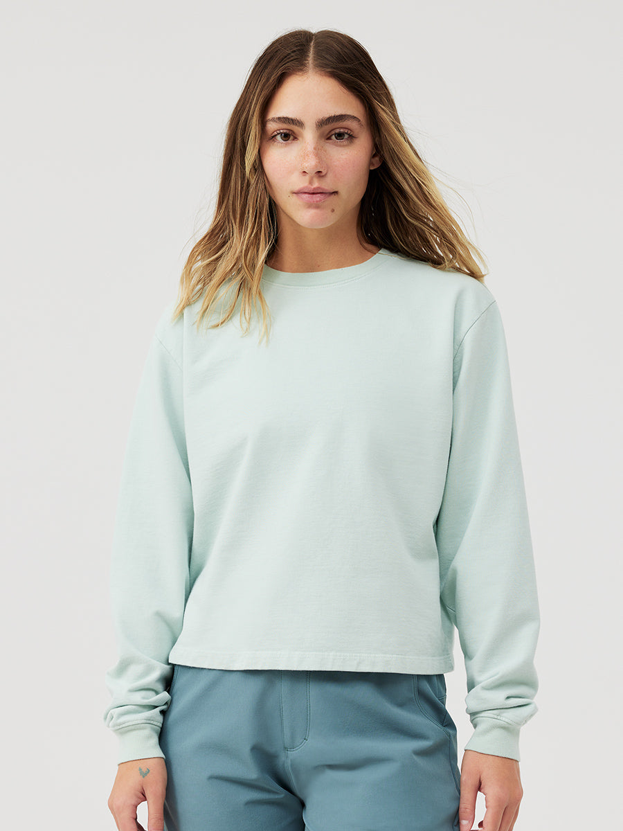 Cotton Terry Cropped Sweatshirt – Outdoor Voices